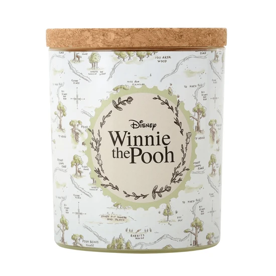 Disney Pooh Hundred Acre Wood Glass Candle