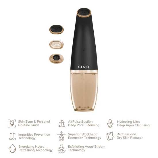 GESKE Aqua Steam Face Cleanser 8 In 1 Gray