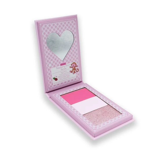 Glisten Cosmetics Raspberry Tart Palette Strawberry Shortcake X Glisten Cosmetics