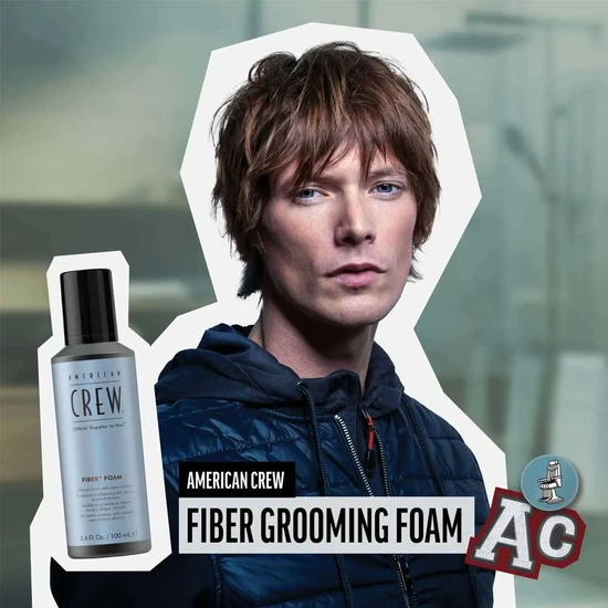 American Crew Fibre Grooming Foam 200ml