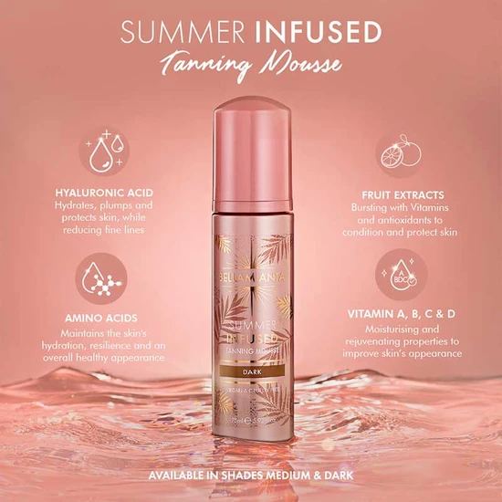 Bellamianta Summer Infused Tanning Mousse Dark