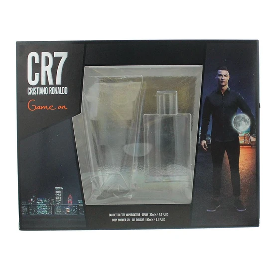 Cristiano Ronaldo CR7 Game On Gift Set 30ml Eau De Toilette + 100ml Shower Gel