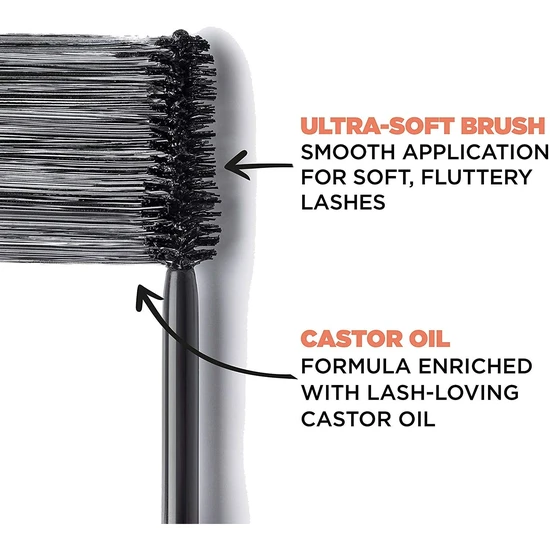 L'Oreal Paris Castor Oil Enriched Paradise Volumising Mascara Black