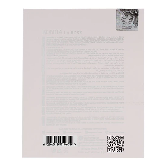 Le Falcone Bonita La Rose Eau De Parfum 100ml
