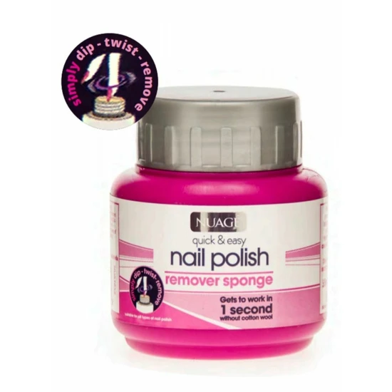 Nuage Quick & Easy Nail Polish Remover Sponge 55ml