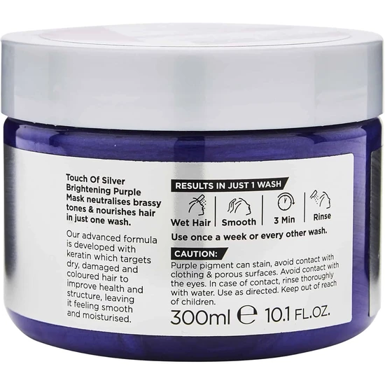 PRO:VOKE Touch Of Silver Brightening Purple Mask 300ml