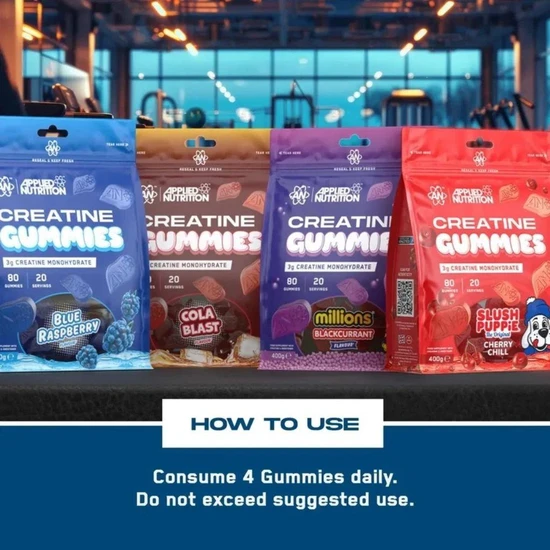 Applied Nutrition Creatine Cherry Hill Gummies 80 Gummies