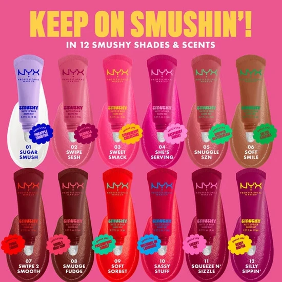 NYX Professional Makeup Pro Makeup Smushy Matte Lip Balm Swipe Sesh
