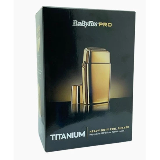 BaByliss PRO Titanium Foil Shaver Gold