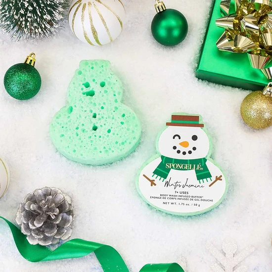 Spongelle Winter Jasmine Body Wash Infused Buffer 50g