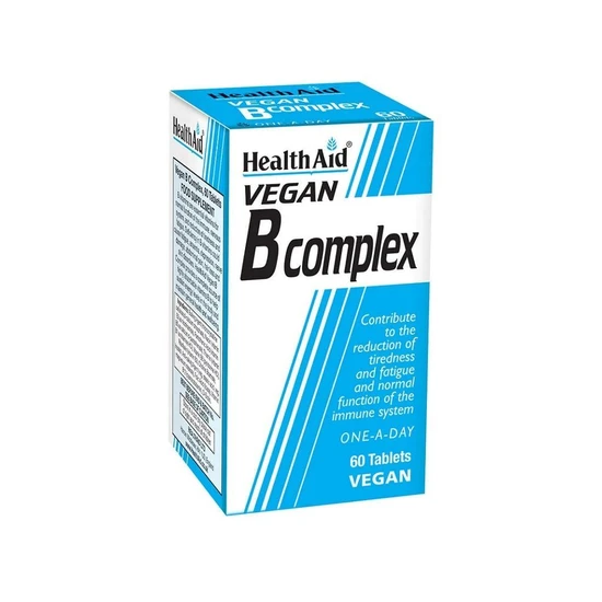 Health Aid Vegan B Complex Tablets 60 Tablets