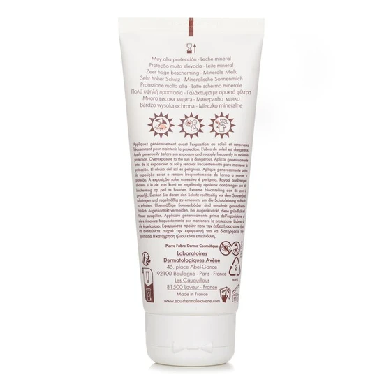 Avène Very High Protection Mineral Lotion SPF 50+ For Intolerant Skin 100ml