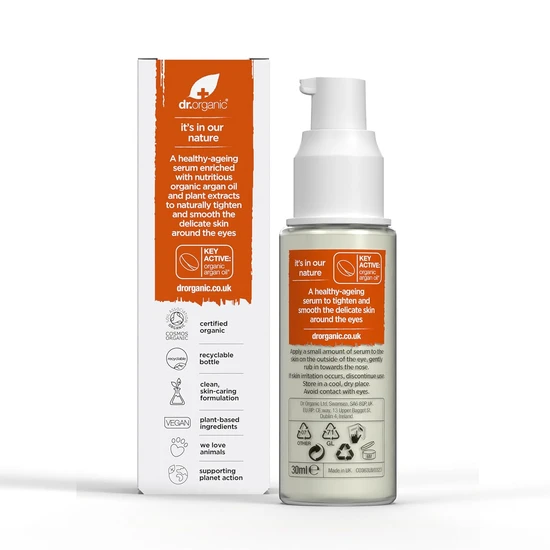 Dr. Organic Bioactive Skin Care Organic Moroccan Argan Oil Tightening Eye Serum 30ml
