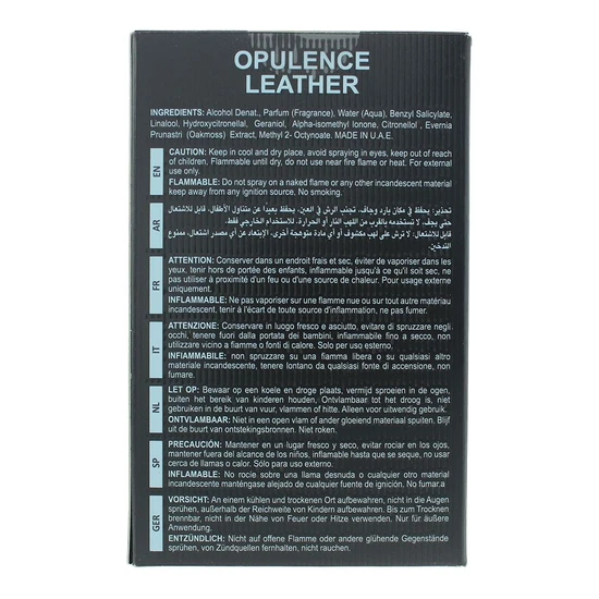 Maison Alhambra Opulence Leather Eau De Parfum 100ml
