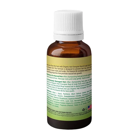 Organic Hair Energizer Root & Scalp Tonic With Pro Vitamin-B5 50ml