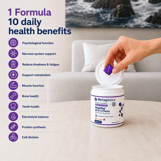 Metagenics MegaMag 10-in-1 Chewables Chews 20 chewables
