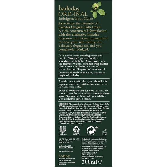 Badedas Original Indulgent Bath Gelee 300ml