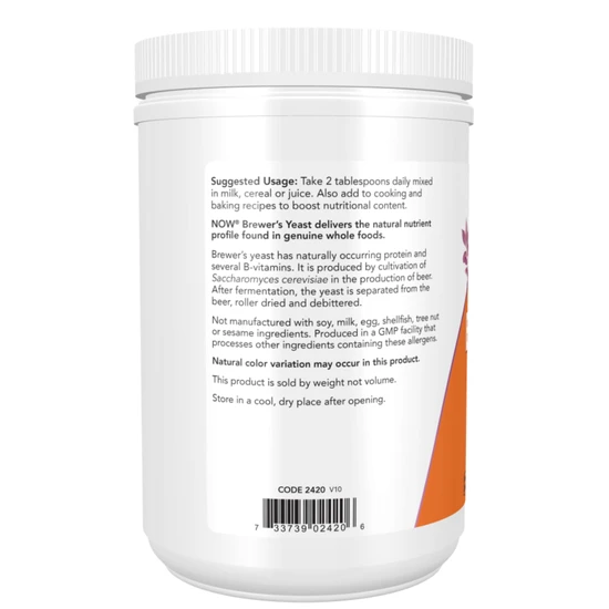 NOW Foods Brewer's Yeast Powder 454g