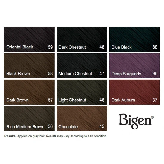 Bigen Permanent Powder Hair Colour 37 Dark Auburn