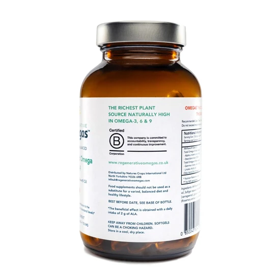 Regenerative Omegas Vegan Omega 3-6- Capsules 9 Capsules