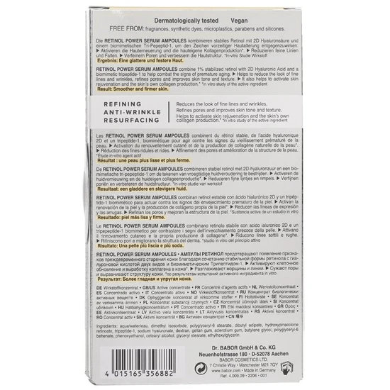 BABOR Retinol A Power Serum Ampoules 7x2ml