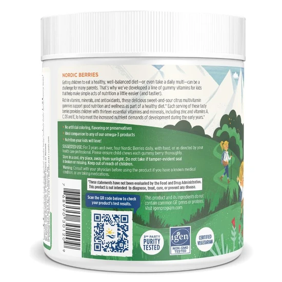 Nordic Naturals Nordic Berries Multivitamin Original Flavour Gummies 120 Gummies