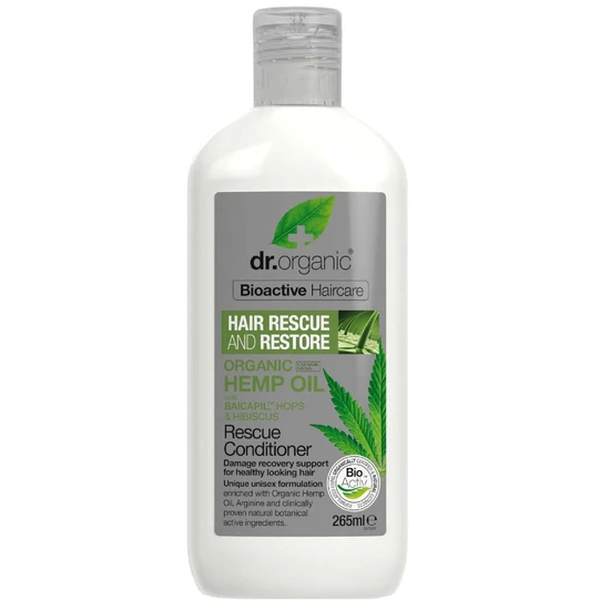 Dr. Organic Bioactive Hair Care Organic Hemp Oil Rescue Conditioner 265ml
