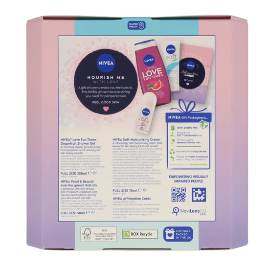 Nivea Nourish Me With Love Gift Set 4pc