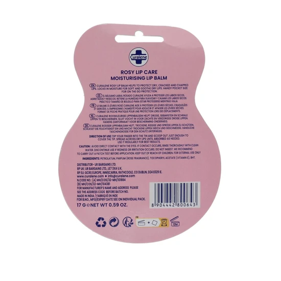 Curalene Lip Therapy Rosy Lip Balm 17g