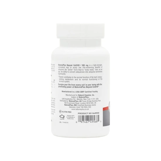 Nature's Plus Beyond COQ-10 100mg Ubiquinol 30 Softgels