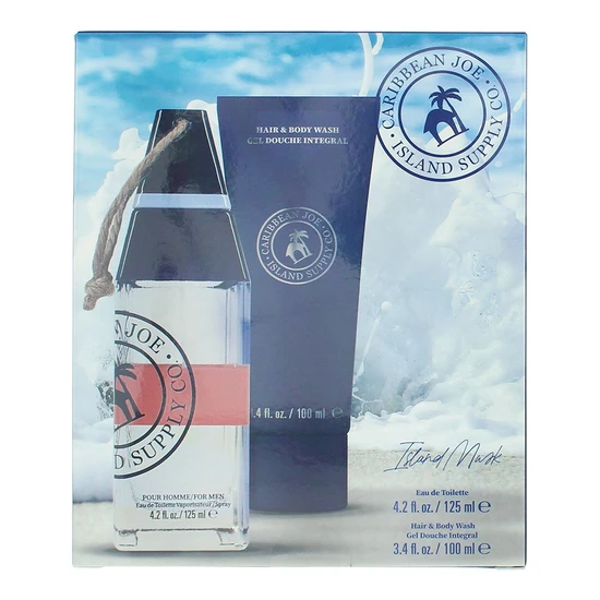 Caribbean Joe Island Musk Eau De Toilette 125ml Gift Set 125ml & 100ml Body Wash
