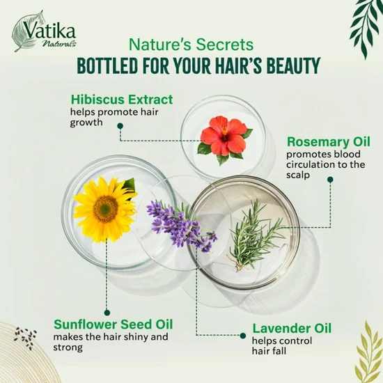 Dabur Vatika Naturals Hibiscus Lavender Ritual Oil 100ml