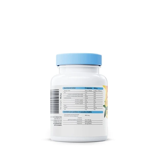 Osavi Primrose Oil With Vitamin A & E 1800mg 60 Softgels