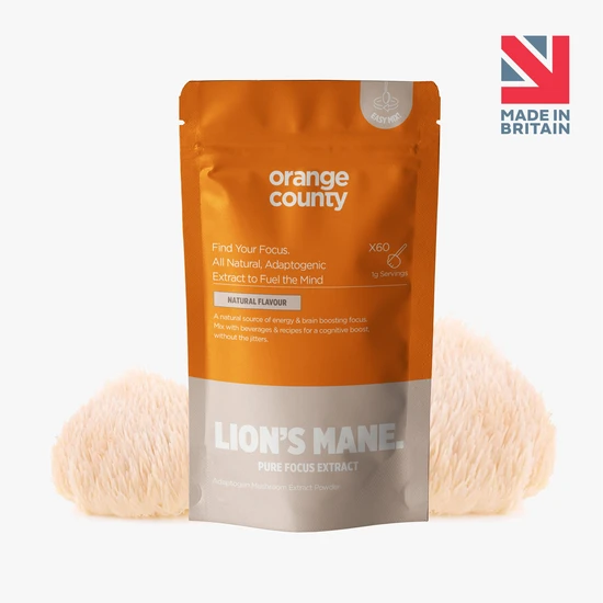 Orange County Wellbeing Lion's Mane Extract Powder 60 Servings