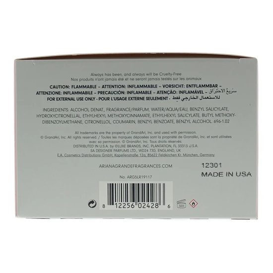 ARIANA GRANDE Thank U Next Eau De Parfum 50ml