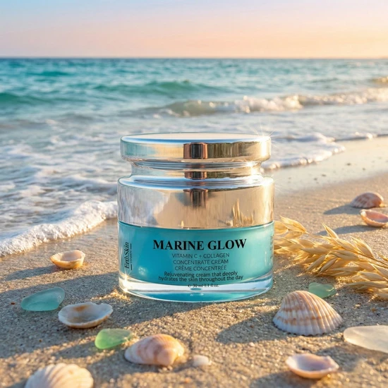 Erth Skin London Marine Glow Vitamin C + Collagen Concentrate Cream 50ml