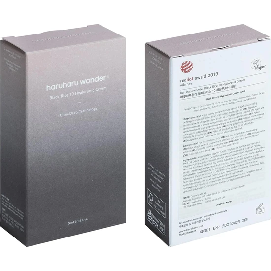 Haruharu Wonder Black Rice 10 Hyaluronic Cream 50ml