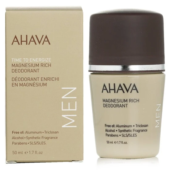AHAVA Time To Energise Magnesium Rich Deodorant 50ml
