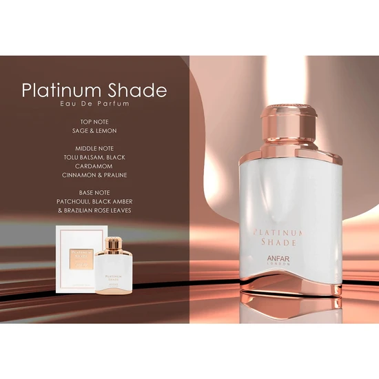 Anfar Platinum Shade Pour Femme Eau De Parfum 100ml