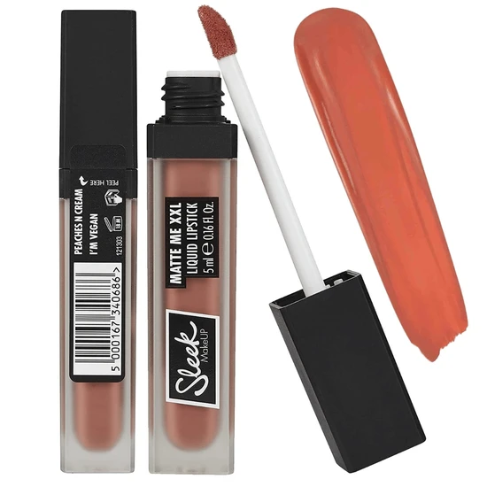 Sleek MakeUP Matte Me XXL Liquid Lipstick I M Vegan Peaches N Cream 5ml