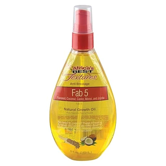 Africa's Best Textures Fab 5 Natural Growth Oil 148ml