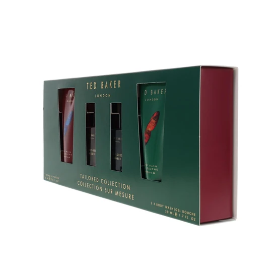 Ted Baker Tailored Collection Gift Set 2x 15ml EDP + 2x 50ml Body Wash