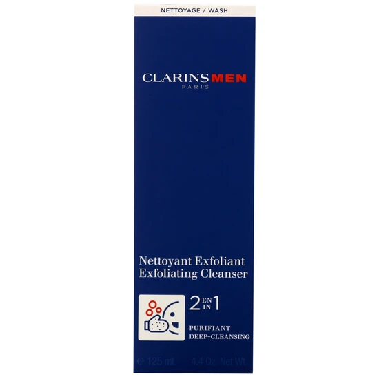 Clarins Men Exfoliating Cleanser 2 In 1 Deep Cleansing 125ml