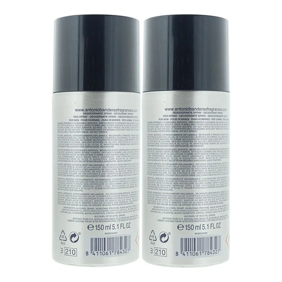 Antonio Banderas King Of Seduction Deodorant Spray 150ml