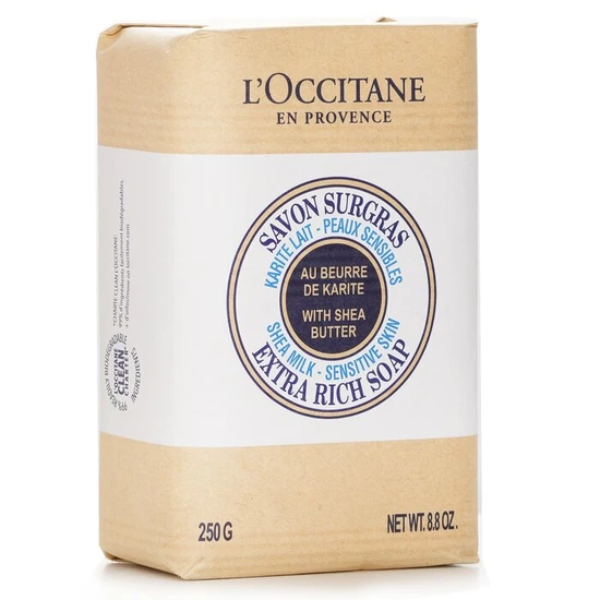 L'Occitane Shea Butter Extra Rich Soap Shea Milk For Sensitive Skin 250g