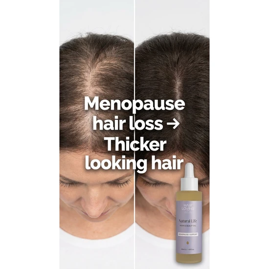 Hair Loving Menopause Hair Loss Shampoo, Conditioner & Hair Oil Regrowth Set