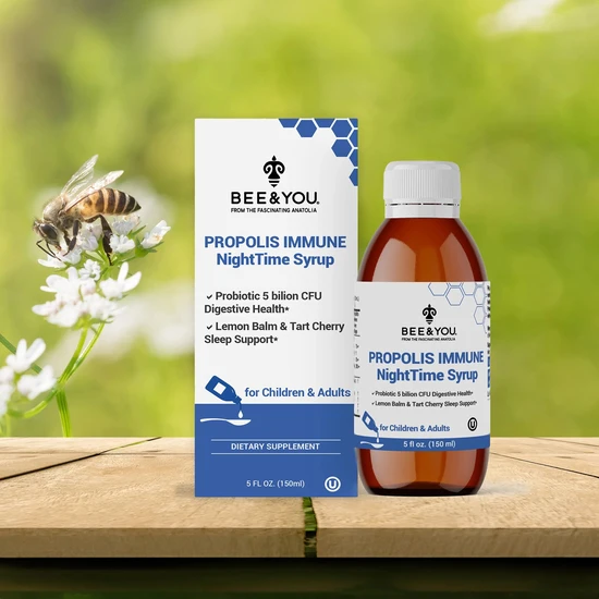 BEE&YOU Propolis Immune NightTime Syrup Probiotic 150ml