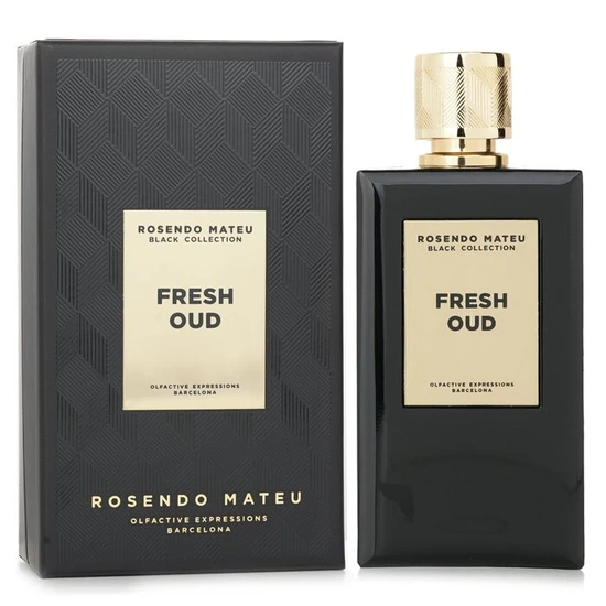 Rosendo Mateu Olfactive Expressions Barcelona Black Collection Fresh Oud Eau De Parfum 100ml