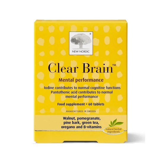 New Nordic Clear Brain Mental Performance Tablets 60 Tablets