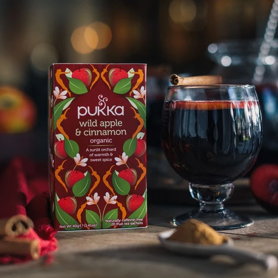 Pukka Wild Apple & Cinnamon Tea Bags 80 Tea Bags